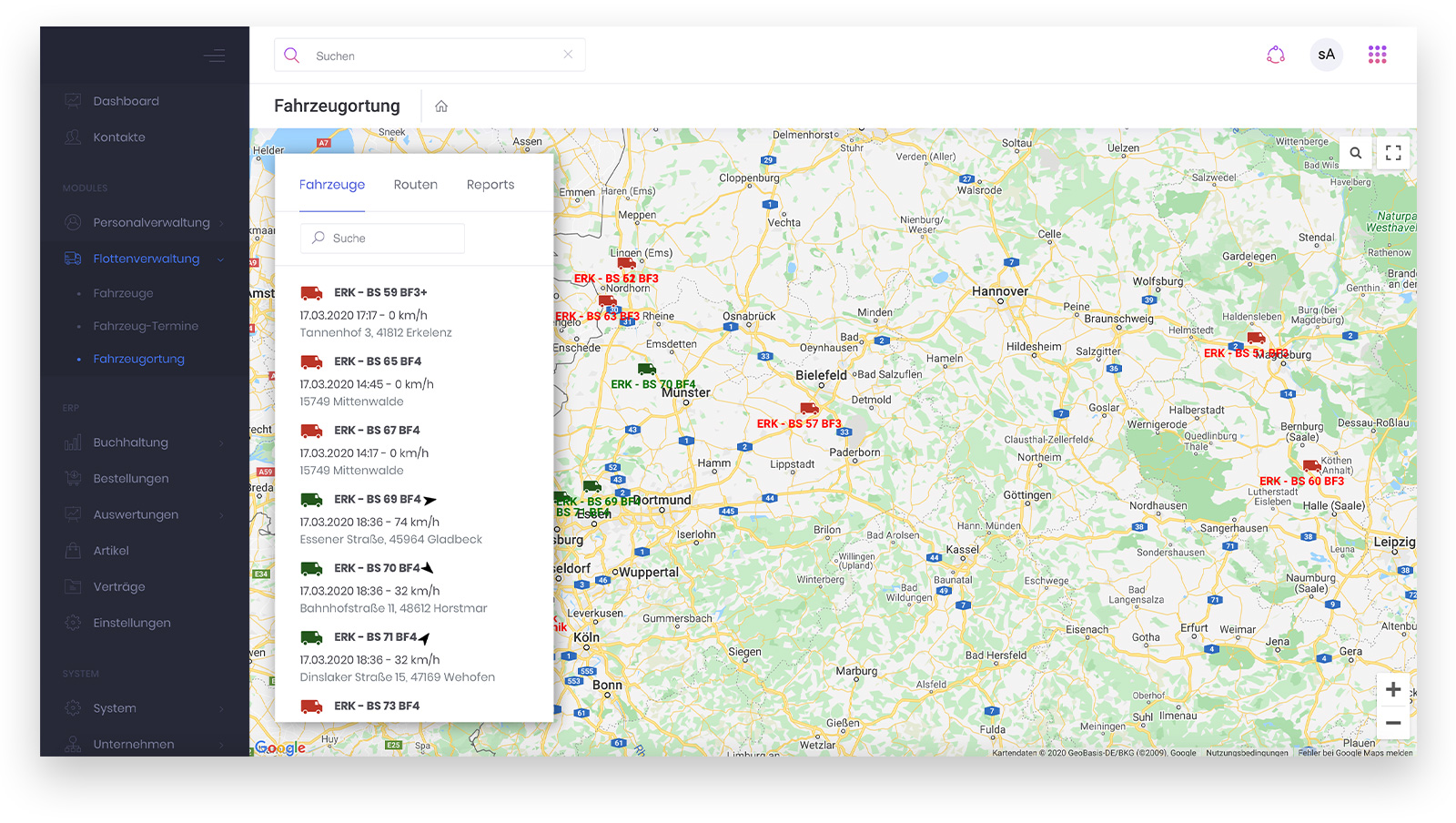 Borgs & Schwarz – Transport-Monitoring